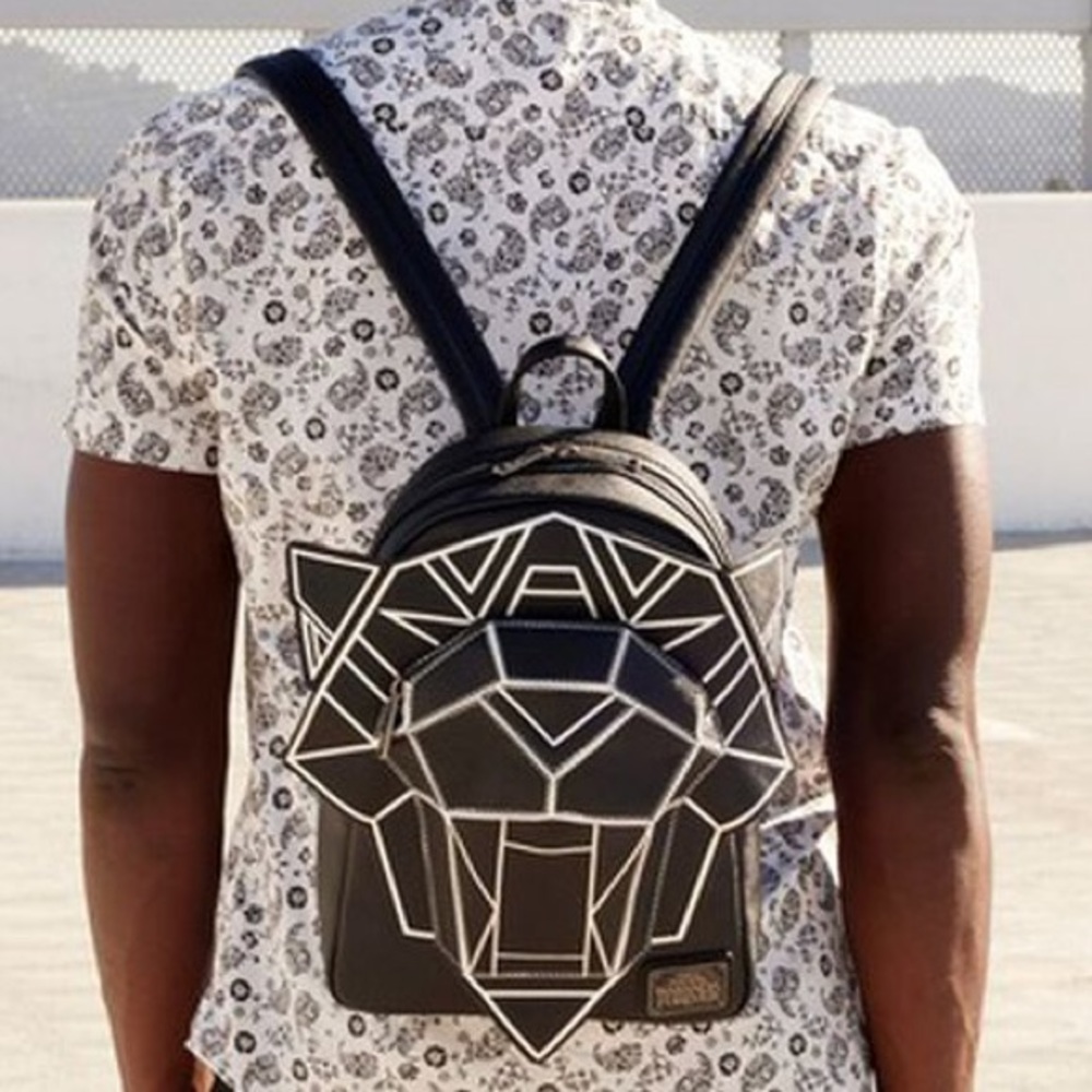 Loungefly Black Panther Wakanda Forever Backpack - Picture 4 of 4